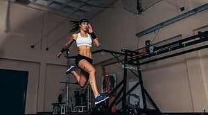 woman running and getting ready for a return to a sport